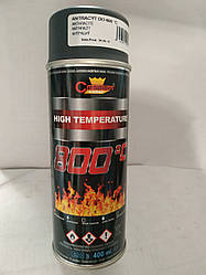 Аерозоль фарба жаростійка CHAMPION 800 *С антрацит 400 мл
