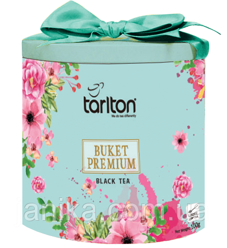 Чай чорний Tarlton Buket Premium Букет Преміум 100 г ж/б