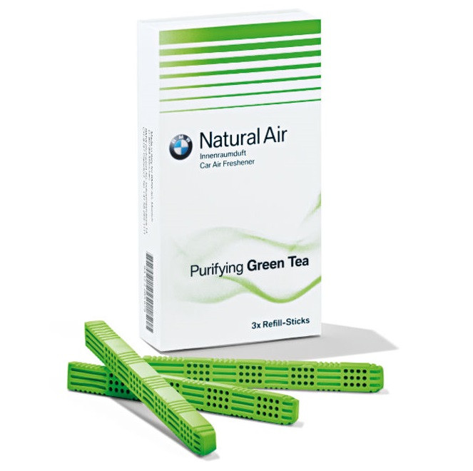 Оригінальний комплект змінних картриджів освіжувача повітря BMW Purifying Green Tea (83122285674)