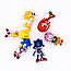 Набір Іграшки-фігурки Їжачок Соник Super Sonic і його друзі в коробці, 6 шт, фото 5