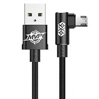 Кабель USB Baseus MVP Elbow MicroUSB 2м, Black (CAMMVP-B01)