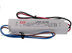 LPHC-18-350 Блок живлення Mean Well Драйвер для світлодіодів (LED) 16.8 Вт, 48 В, 0.35 А