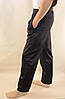 Штани спортивні чоловічі з кантом по зовнішньому шву — еластик XL Чорний, фото 6