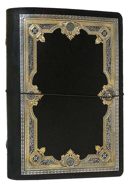 Щоденник (портфоліо) А5 формату в шкіряній обкладинці на гумці "Гільдія 2", фото 1