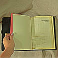 Щоденник (портфоліо) А5 формату в шкіряній обкладинці на гумці "Гільдія 2", фото 8
