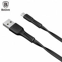 Кабель USB Baseus Tough MicroUSB 1m, Black (CAMZY-B01)