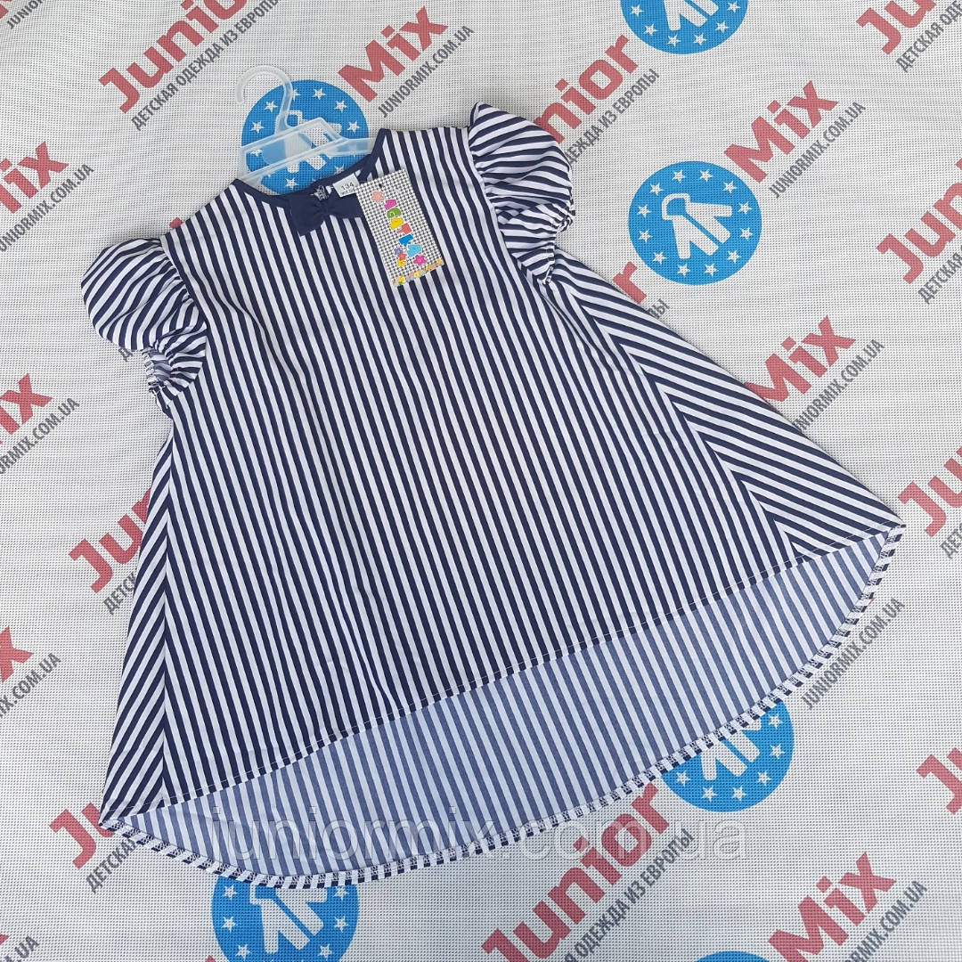 Дитяча шкільна туніка в смужку для дівчаток оптом AGATKA