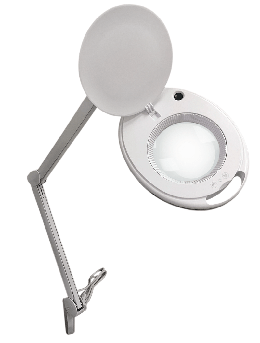 Лампа-лупа 6027К-H LED з регулюванням яскравості "Холодний світ", 1-12W