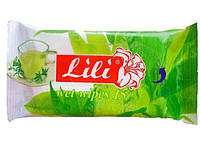Салфетка для дезинфекции рук 15шт "Lili "Зелёный чай" (1 пач)