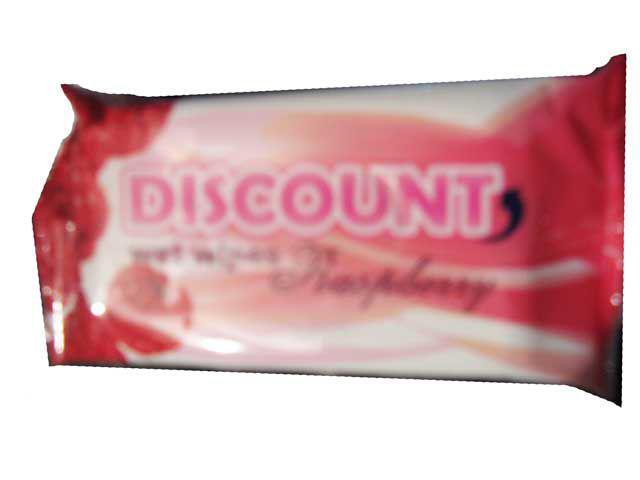 Волога серветка 15 шт. "Lili "Малина" (1 пач), фото 1