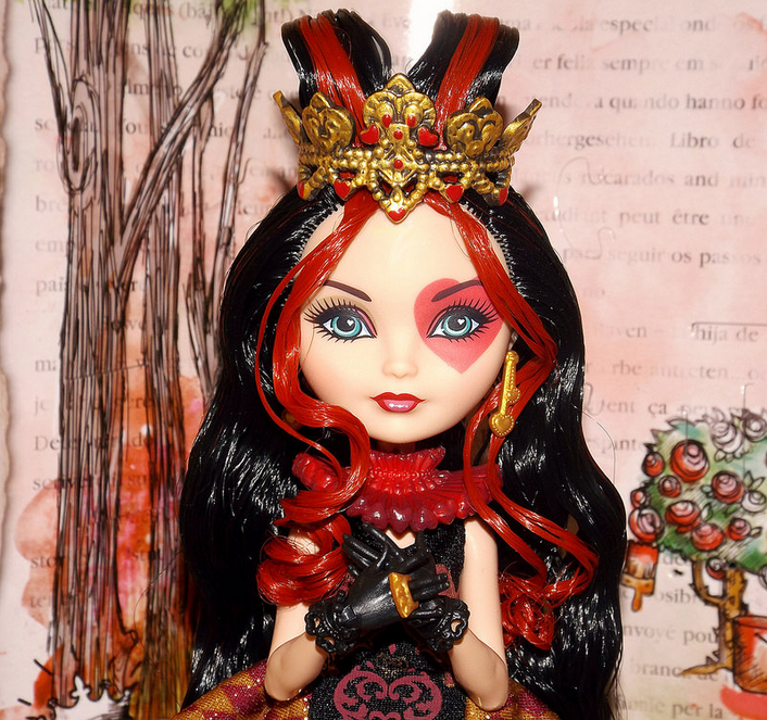 Ever After High Boneca Royal Rebel - Lizzie Hearts Bgj98 - MP Brinquedos