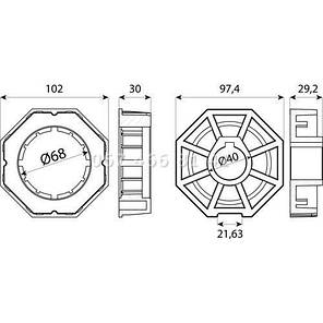 Alutech ADA/102 адаптер для ролет, фото 3