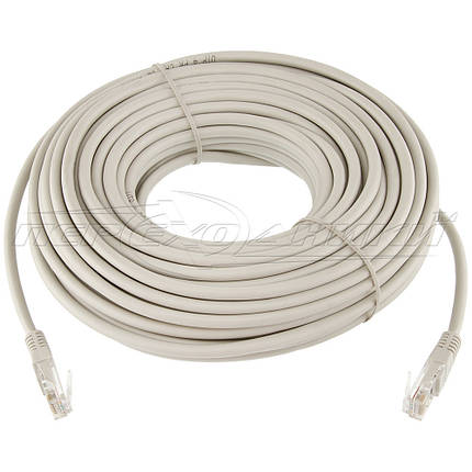 Патч-корд литий CAT5e UTP, RJ45, біметал, 20 м, фото 1