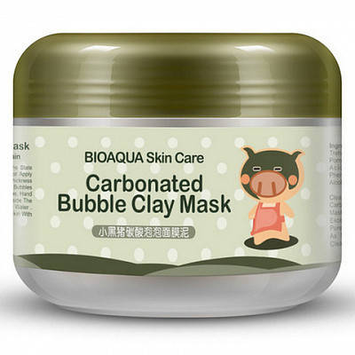 Очищаюча бульбашкова маска Bioaqua Carbonated Bubble Clay Mask, фото 2