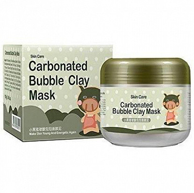 Очищаюча бульбашкова маска Bioaqua Carbonated Bubble Clay Mask