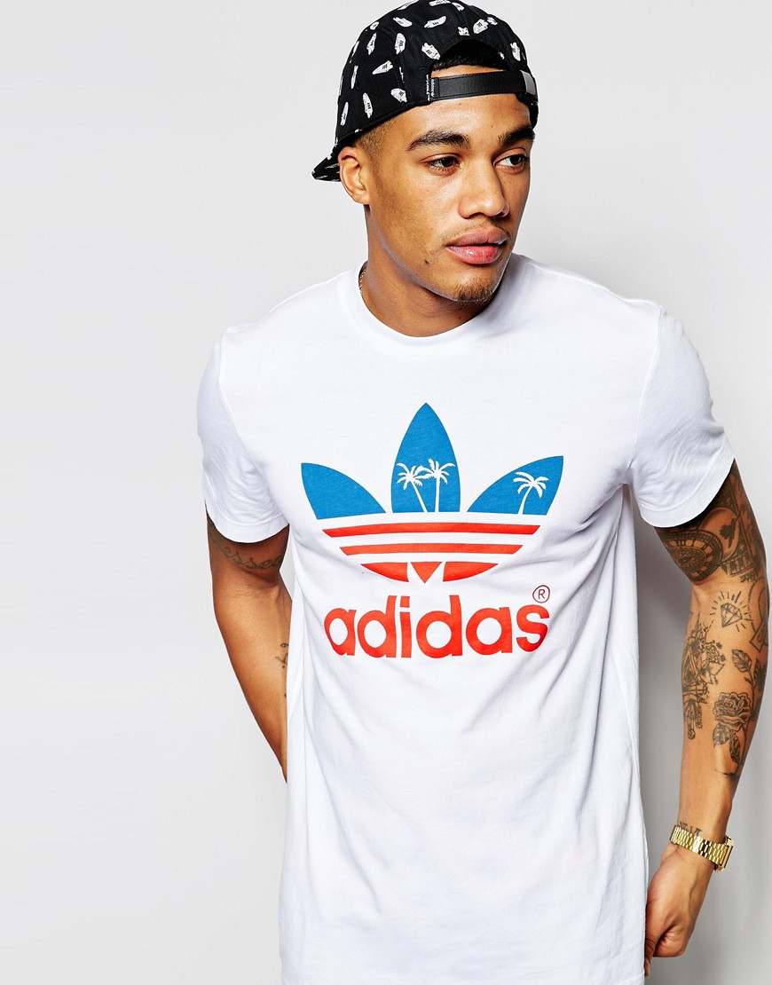 Мужская футболка Adidas Originals - фото 1 - id-p97213561