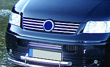 Хром накладки на решітку радіатора Volkswagen Transporter T-5 2003-2009