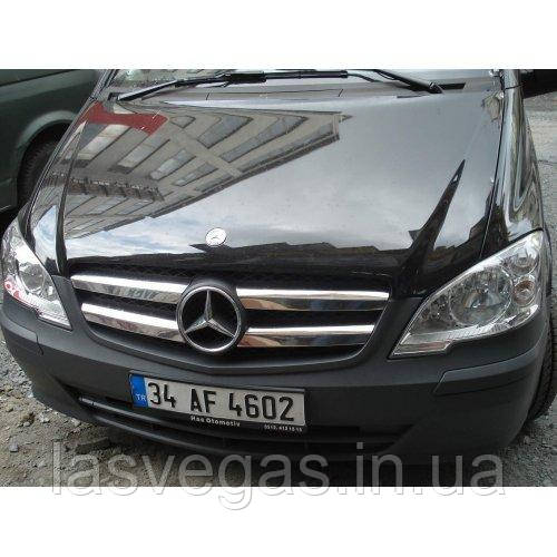 Хром-накладка на решітку радіатора Mercedes Vito W639 2010-2015