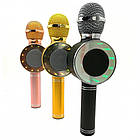 Бездротової Bluetooth караоке-мікрофон Karaoke DM WS668 + чохол, фото 2