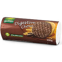 Вегетаріанське без барвників Печиво злакове з шоколадом Digestive Choco Gullon 300 г Іспанія