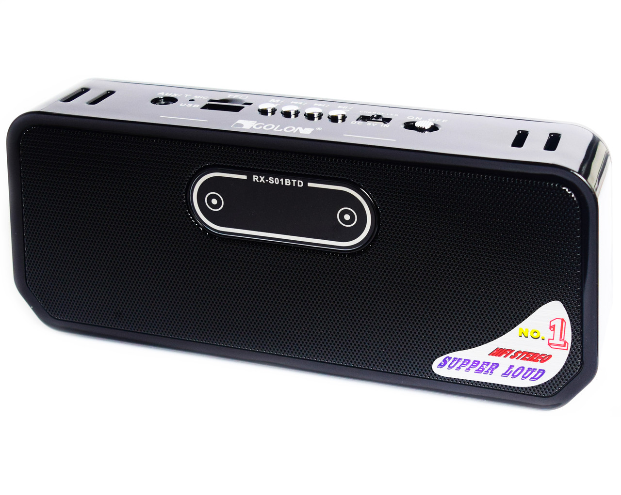Радіоприймач GOLON RX-S01BTD з Bluetooth, USB, MicroSD, FM і дисплеєм