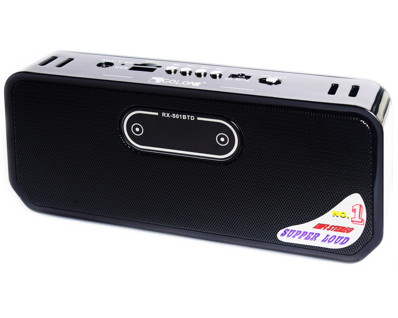 Радіоприймач GOLON RX-S01BTD з Bluetooth, USB, MicroSD, FM і дисплеєм, фото 1