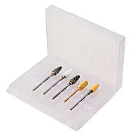 Контейнер для зберігання фрез із кришкою, прозорий KD-S-00