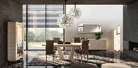 Стіл Perla White Status (білий дуб) глянець нерозкладний 1600х1040х750, фото 4