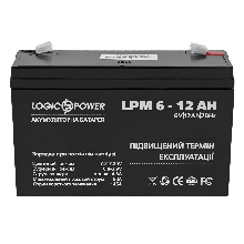 Акумулятор кислотний LogicPower 6V*12AH