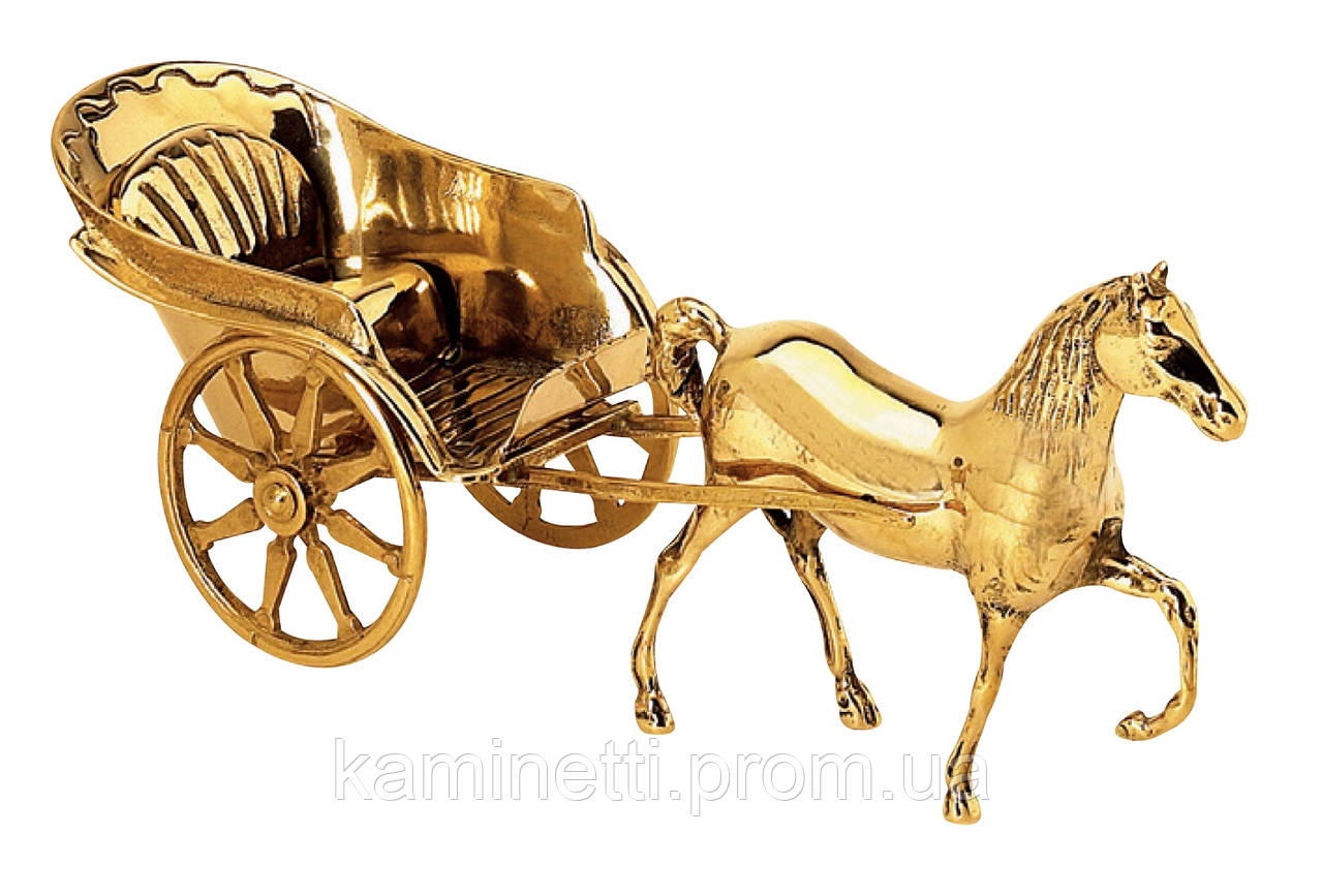 Статуетка кінь із візком Stilars 544
