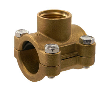 Врізка в трубу латунна 3/4", фото 1