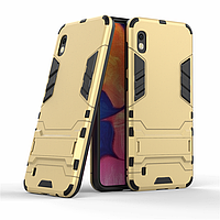 Чохол для Samsung Galaxy A10 2019 / A105 Hybrid Armored Case золотий