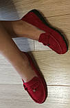 Nona! М'які жіночі замшеві мокасини бежевого кольору туфлі весна літо Нона стильні та дуже зручні, фото 10