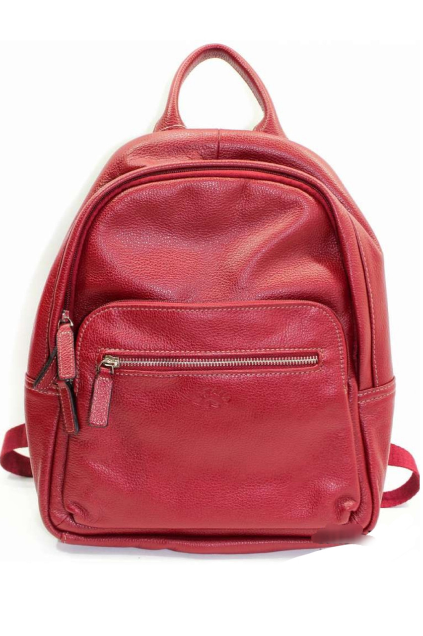 Жіночий рюкзак з натуральної шкіри якісний молодіжний повсякденний міський, фото 1