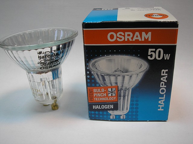 Лампа галогенна OSRAM 64824 FL 50W 230V GU10 Alum (Німеччина)