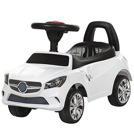 Толокар Mercedes 3147C-1 Білий, музика, MP3, світло фар, фото 2