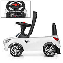 Толокар Mercedes 3147C-1 Білий, музика, MP3, світло фар, фото 3