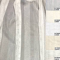 Гардина, сетка лен с полосами широкими, Коллекция 1, 116640.
