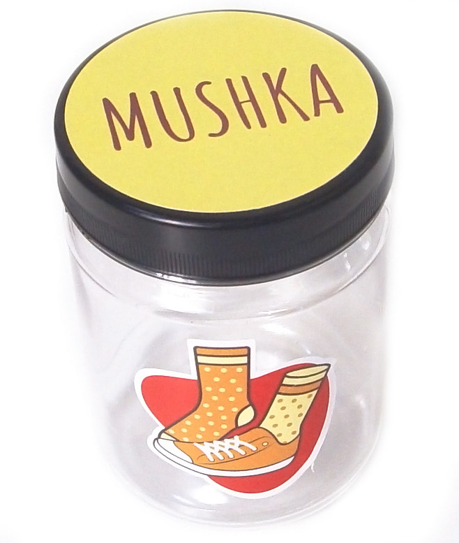 Подарункова баночка Mushka на одну пару, фото 1