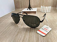 Солнцезащитные очки Ray Ban BOGUANG капельки черные (стеклянные линзы)