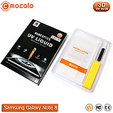 Захисне скло Mocolo Samsung Galaxy Note 8 Nano Optics UV Liquid Tempered Glass 3D (Clear) - Full Size, фото 3