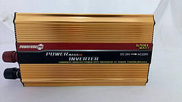 Інвертор електрики перетворювач 24V-220V 1200W
