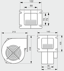 Комплект автоматики котла Polster c11 + вентилятор WPA 140 (до 80кВт), фото 4