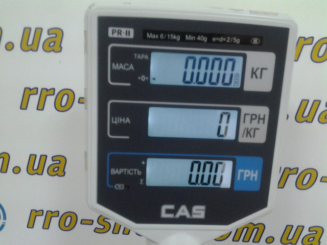 ваги торгові CAS PR-15 II Р