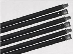 Гнучкі ручки щітки для чищення димоходу 1 м х 6 шт. чорні