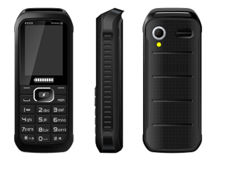 Мобільний телефон на 3 Sim ADMET K5000 з трьома сім-картками та великою батареєю 5000Mah