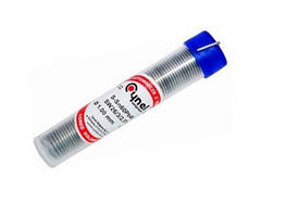 Припій CYNEL у колбі 16 грамів, діаметр 1.0 мм легкоплавкий із флюсом, ЯКІСТЬ ПОЛЬША