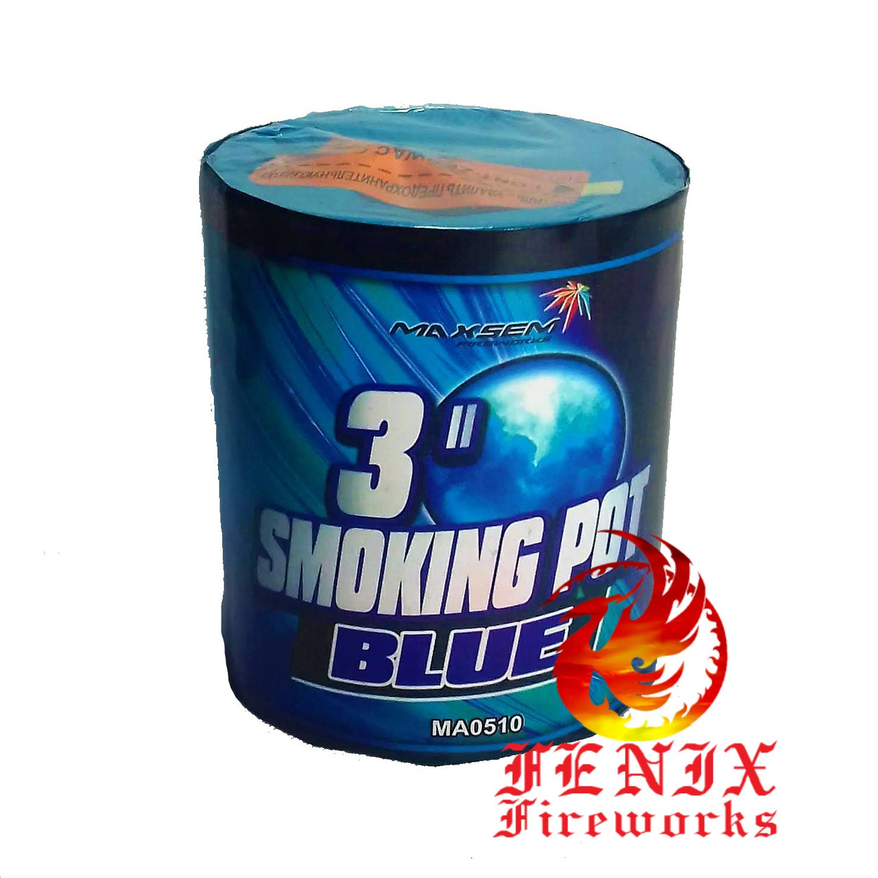 КОЛЬОРОВИЙ ДИМ СИНІЙ ПРОФЕСІЙНИЙ Smoke Pot 60 секунд MA0510/B