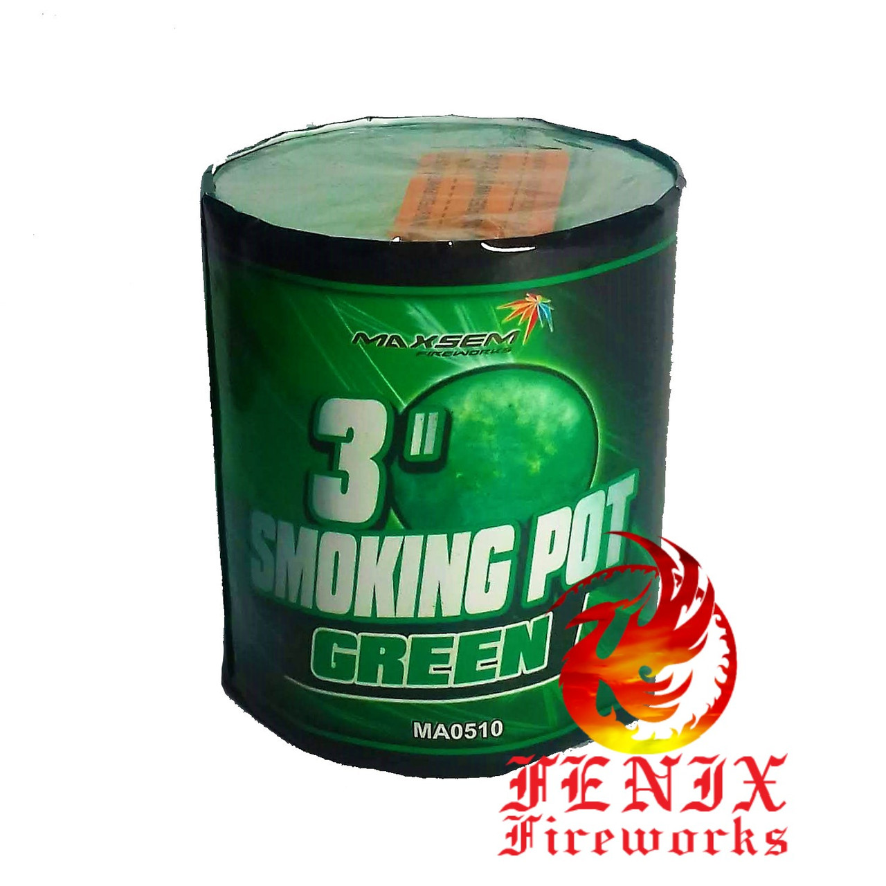 ЦВІТНИЙ ДИМ ЗЕЛЕНИЙ ПРОФЕСІОНАЛЬНИЙ Smoke Pot 60 секунд MA0510/G