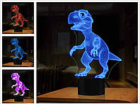 3D Светильник Динозавр (3 режима)